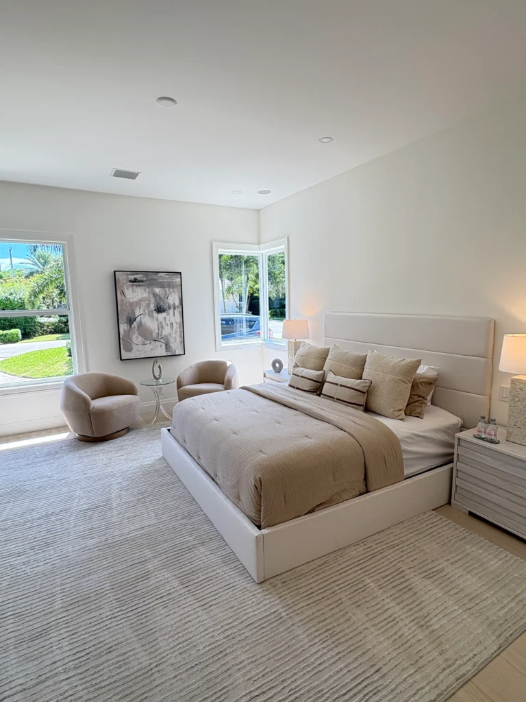 Bedroom Palm Beach Home Cleaning